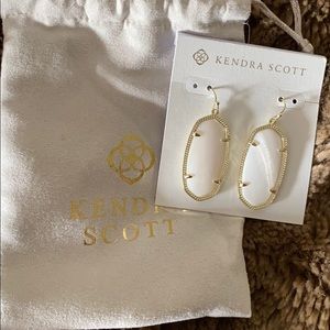 Kendra Scott Earrings gold/white